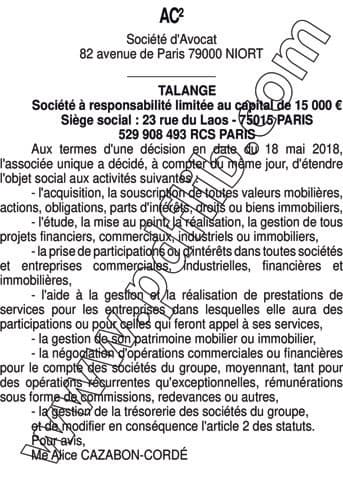 Contenu publication
