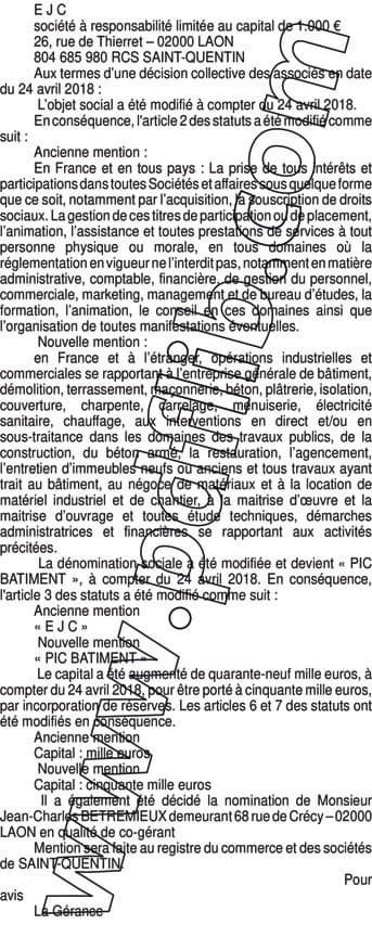 Contenu publication