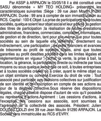 Contenu publication