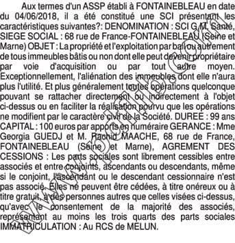 Contenu publication