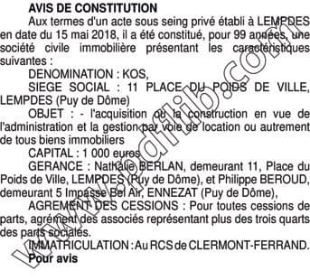 Contenu publication