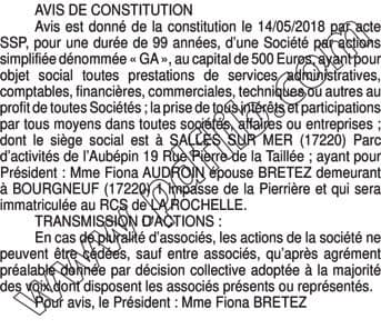 Contenu publication