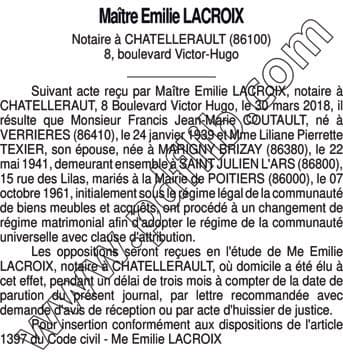 Contenu publication
