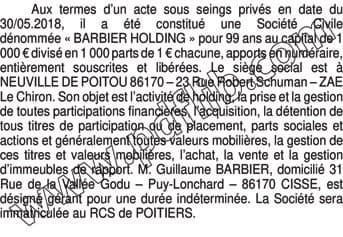 Contenu publication