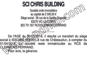 Contenu publication