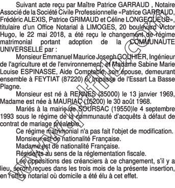 Contenu publication