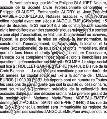 Contenu publication