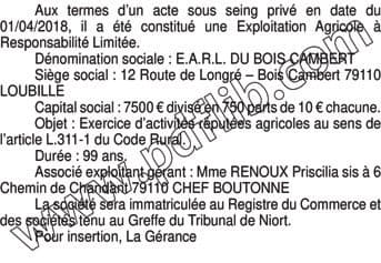 Contenu publication