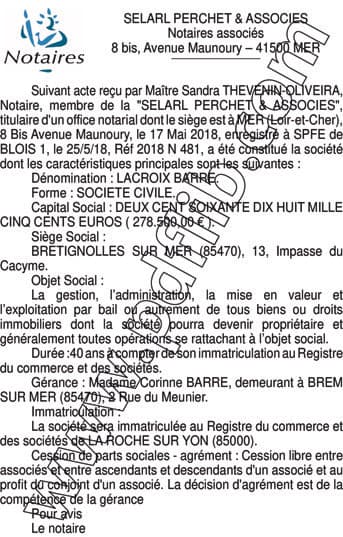 Contenu publication