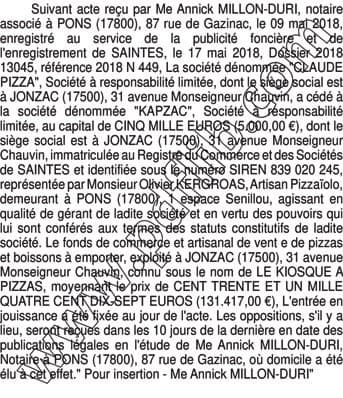 Contenu publication