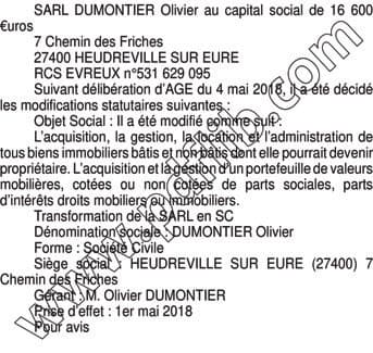 Contenu publication