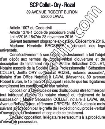 Contenu publication