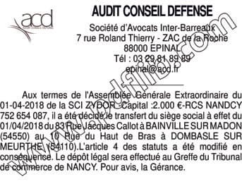 Contenu publication