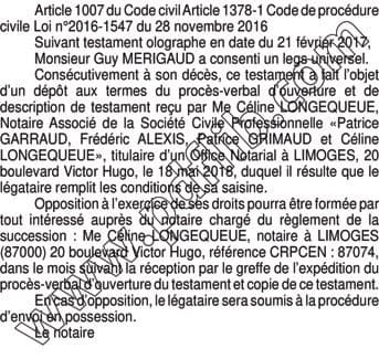 Contenu publication