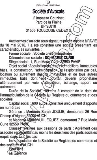 Contenu publication