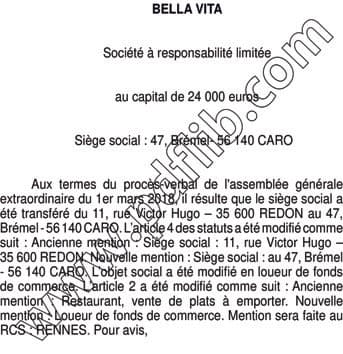 Contenu publication