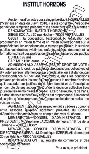 Contenu publication