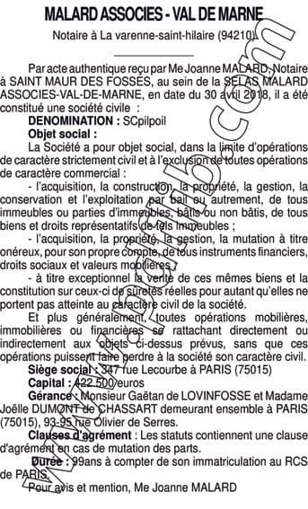 Contenu publication