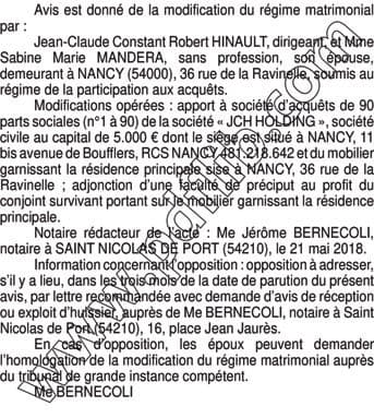 Contenu publication