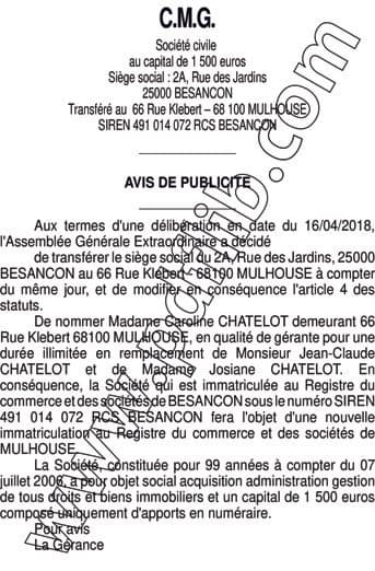 Contenu publication