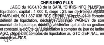 Contenu publication