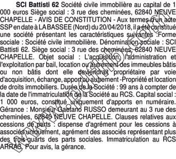 Contenu publication