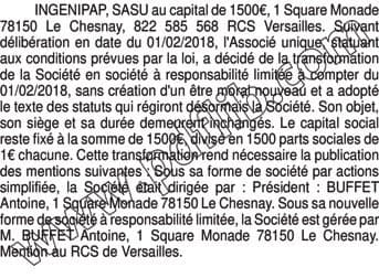 Contenu publication