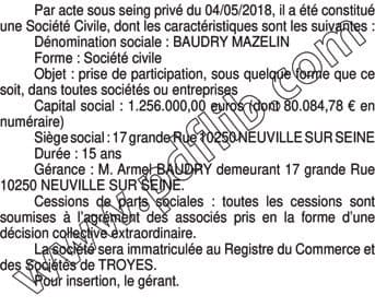 Contenu publication