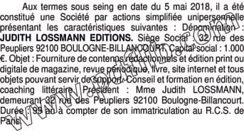 Contenu publication