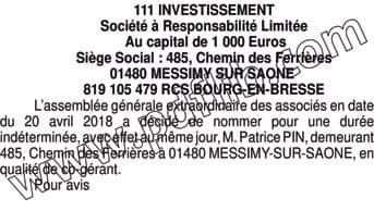 Contenu publication