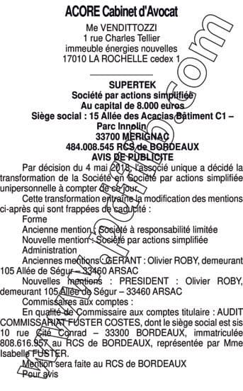 Contenu publication