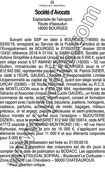 Contenu publication