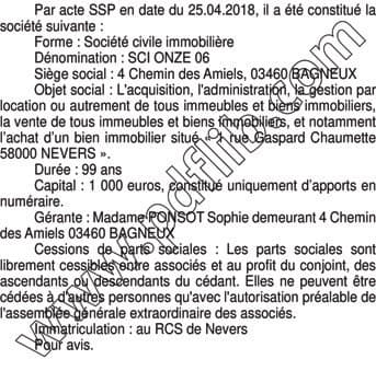 Contenu publication