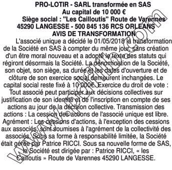 Contenu publication