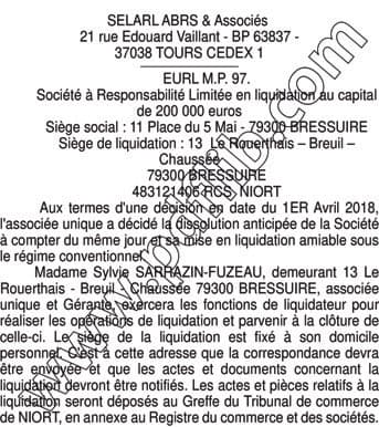 Contenu publication