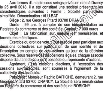 Contenu publication