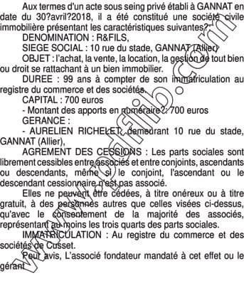 Contenu publication