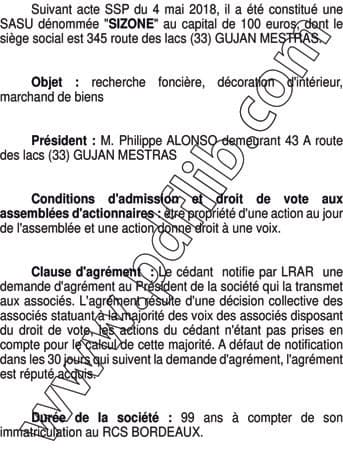 Contenu publication