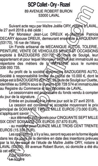 Contenu publication