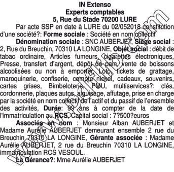 Contenu publication