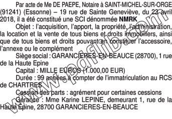 Contenu publication