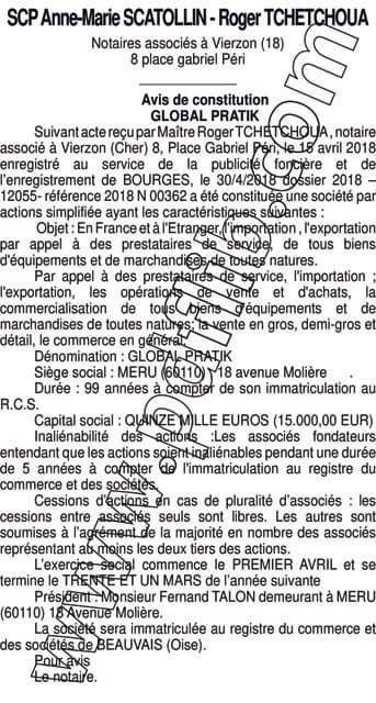Contenu publication