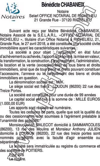 Contenu publication