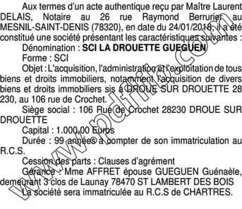 Contenu publication