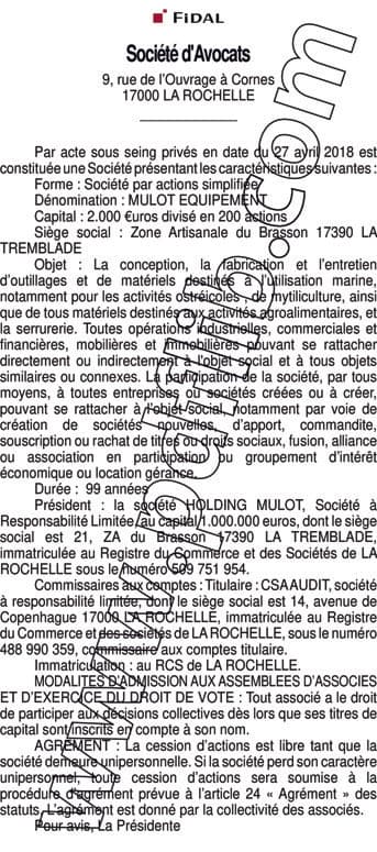 Contenu publication