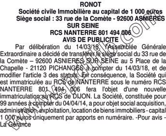 Contenu publication