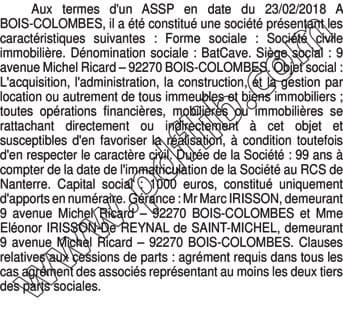 Contenu publication