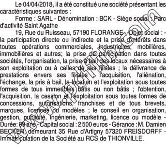 Contenu publication
