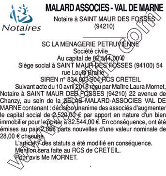 Contenu publication