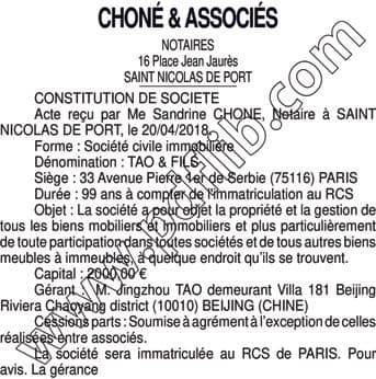 Contenu publication